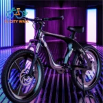 FJ Magnesium Alloy 20 Inch Children's Bicycle Shock Absorber Integrated Wheel Dual Disc Brake Single Speed Student Mountain Bike