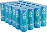 Sports Australian Open AO Extra Duty Tennis Balls - Case of 24 cans (72 Balls)