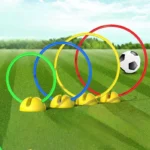 40cm Agility Training Rings Water Injection Base Football Soccer Basketball Speed Agility Training Ring Sports Gym Equipment