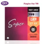 Original 729 Friendship WARRIOR-799 Raw Rubber Diamond Table Tennis Rubber Professional Ping Pong Rubber with Sponge