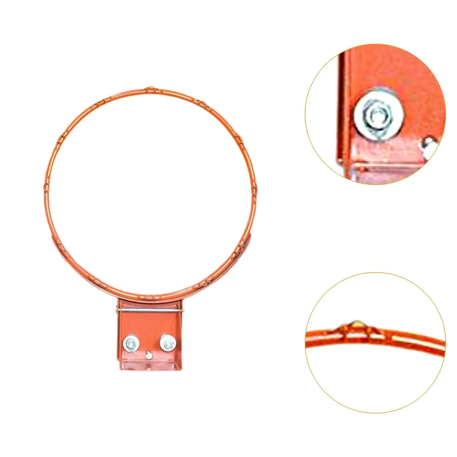 18 inch Basketball Rim Men Women Beginner Portable Supplies Standard Basketball