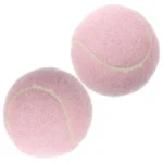 2Pcs Rubber Tennis Ball Tennis Ball Practice Tennis Ball Rubber Tennis Balls for Player Training Tennis Ball
