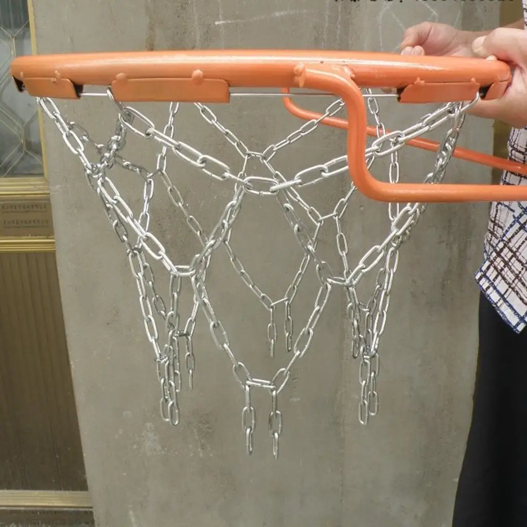  Standard Heavy Duty Metal Steel Chain Basketball Goal Basket