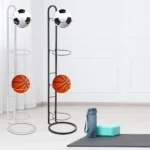 kf-S39f5be8cf4314b82ae47704faeb1cbbad-Basketball-Storage-Shelf-Football-Holder-Rack-Freestanding-4-Tier-2-Tier-Ball-Rack