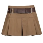 kf-Hab153a04ebe2491082dfa329e256dd4dW-New-Fashion-Khaki-with-Belt-High-Waist-Pleated-Skirt