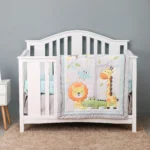 3 pcs Baby Crib Bedding Set for Boys and Girls hot sale including quilt, crib sheet, crib skirt