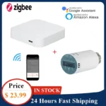 Smart Heating Radiator Thermostat for Amazon Alexa Google Home Programmable Thermostatic Radiator Valv Temperature Controller