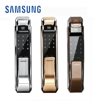 SAMSUNG Fingerprint Digital Door Locks Push Pull Keyless Fingerprint SHS-DP618 ENGLISH Version Big Mortise AML340