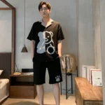 kf-S0ec4425fd7cc491995cd1db91ead270a0-Couple-pajamas-summer-ice-silk-short-sleeved-thin-section-cute-men-and-women-shorts-short-sleeved