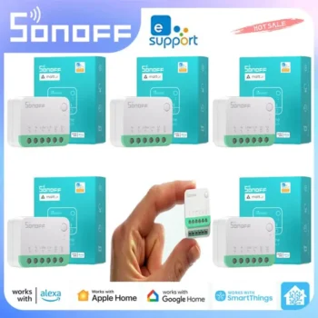 20PCS SONOFF MINIR4M MINI Extreme WiFi Smart Home Switch Detach Relay Matter Via EWeLink Voice Control Alexa Google Home