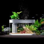 DESGEO Smart Fish Tank Amphibious Eco Aquarium Pro WiFi Box C180 Auto Feeder RGB Lighting works with mijia MiHome App