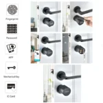 kf-S74ed523027c74100b59f8274b73e886fx-Tuya-APP-Fingerprint-Cylinder-Electronic-Smart-Door-Lock-Digital-Keypad-Code-Key-Card-Remote-Control-Adjustable