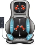 2D ro 3D Kneading Massage Chair Pad, Adjustable Compression Seat Massager for Full