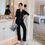 kf-Sfbbd4ae10a22462494e7de8a920e8ce60-2022-Women-s-Pajamas-Two-piece-Long-sleeved-Trousers-Victoria-s-Secret-Embroidery-Suits-Home-Clothes