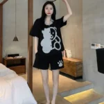 kf-S0ec4425fd7cc491995cd1db91ead270a0-Couple-pajamas-summer-ice-silk-short-sleeved-thin-section-cute-men-and-women-shorts-short-sleeved