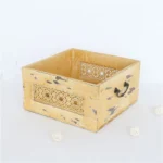 Newborn wooden crate posing photography prop Rustic basket Baby photo prop Sitters stool prop