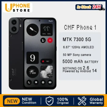 CMF Phone 1 Global Version Smartphone MTK Dimensity 7300 120Hz 6.67" AMOLED Screen 50MP Camera 33W Fast Charging CMF By Nothing