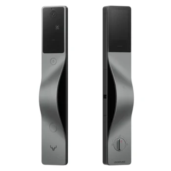 Lockin V5 Max Palmar Vein Face Recognition Cat Eye Screen Smart Password Lock APP Smart Link for Left Door Opening