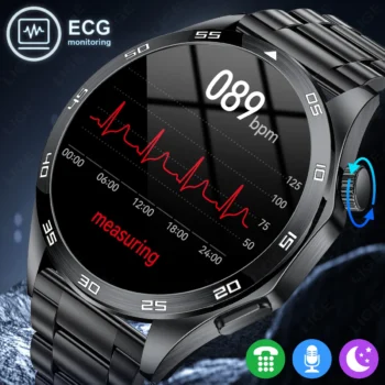 New GT4PRO Smartwatch ECG Heart Rate Monitor Men’s Watches Bluetooth Call Bracelet Sports Fitness Smart Watch For Huawei Xiaomi
