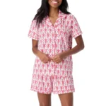 kf-Sd8de4e4a10fe42b18d0261a4120790ebU-Rainbow-Monkey-Print-Comfy-Lounge-Pajama-Y2K-Vintage-Short-Sleeve-Blouse-Shirt-Top-Shorts-2-Piece