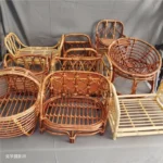 Newborn Baby Photography Props rattan Chair Kids Wooden Babies Furniture Infants Photo Shooting Prop Accessories