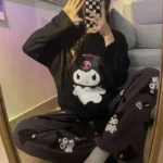 kf-S95e6c7ac5ec14ed48448ac8fa375d6cdP-Kawaii-Kuromi-Long-Sleeve-Pajamas-Set-Women-Anime-Sanrioed-Autumn-Pajamas-Pants-Two-Piece-Comfort-Soft