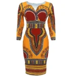 kf-Sfa9cd7bb84c9405da67d932714d6cd54c-European-and-American-women-s-long-fashionable-printed-3-4-sleeve-African-ethnic-style-dress