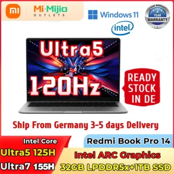 2024 Xiaomi laptop Redmi Book Pro 14 Intel ARC Graphics Intel Core Ultra5/Ultra7 16G/32G 1TB SSD 14"2.8K 120Hz Screen