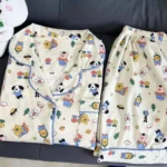 kf-S330df28b141a46c7b19114752a70c35fL-150kg-Plus-Size-Ins-Cartoon-Pajamas-Set-Korean-Student-Summer-Internet-Celebrity-Girl-Short-Sleeve-Shorts