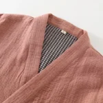 kf-S05bf6bcdbf8f47dbb813f0dcc21af93d2-Spring-Autumn-Yarn-dyed-Cotton-Double-layer-Gauze-Couple-Pajamas-Thin-Kimonos-Loose-Loungewear-Long-Sleeves