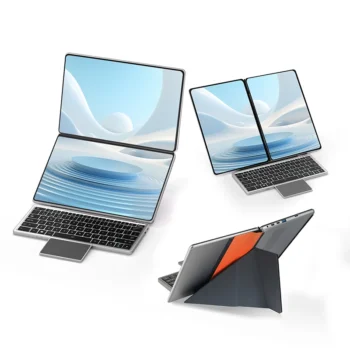 YSJMNPC Dual Screen Laptop 10.9+10.95 Inch Touch Screen Notebook Intel i3 1215U N100 WIFI6 2 in 1 Laptop Tablet Computer