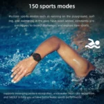 kf-S2186aab538c941a89f3335e2e1efc597L-Mibro-GS-Active-Smartwatch-GPS-Positioning-1000Nits-AMOLED-Screen-5ATM-Waterproof-150-Sports-Modes-Smart-Watch