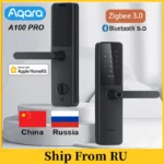 Aqara Smart Door Lock A100 Pro Zigbee Bluetooth 5.0 Apple Homekey Unlock Fingerprint Unlock Work with Apple Homekit Aqara Home