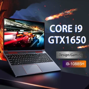 16.1 Inch Gaming Laptop Computer GTX1650 4G Intel Core i9-10885H i7 10870H windows11 RAM Max 64GB DDR4 2*M.2 NVME 4TB SSD WiFi