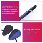 kf-S64e5b5489dfe4727ab6aa5e8b61d8a1eD-Portable-Table-Tennis-Rackets-Case-With-Belt-Ping-Pong-Paddles-Bag-Calabash-Shape-With-Belt-Contrast