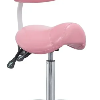 Tattoo Dental Lash Chairs for Eyelash Tech Massage Salon(Pink,with Back