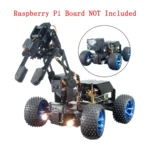Adeept PiCar Pro 2 in 1 4WD Smart Robot Car Kit with 4DOF Robotic Arm for Raspberry Pi(Raspberry Pi Board NOT Included)
