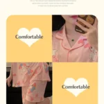 kf-S330df28b141a46c7b19114752a70c35fL-150kg-Plus-Size-Ins-Cartoon-Pajamas-Set-Korean-Student-Summer-Internet-Celebrity-Girl-Short-Sleeve-Shorts