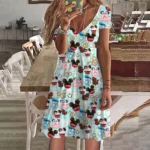 kf-S9c5a57efdcd54ddc8e965a31bc876870H-Disney-Ladies-Clothing-Dress-Summer-Casual-Bohemian-Print-V-Neck-Short-Sleeve-Mickey-Mouse-Street-Style