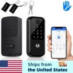 Smart Deadbolt Lock Fingerprint Keyless Entry Door Lock Front Door Smart Lock Deadbolt with Code - Smart Lock with APP Control