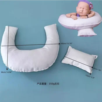 Photography Accessories Simple Crescent Modeling Pillow Bed and Chair Posing Background Mat Studio Newborn Photography Props